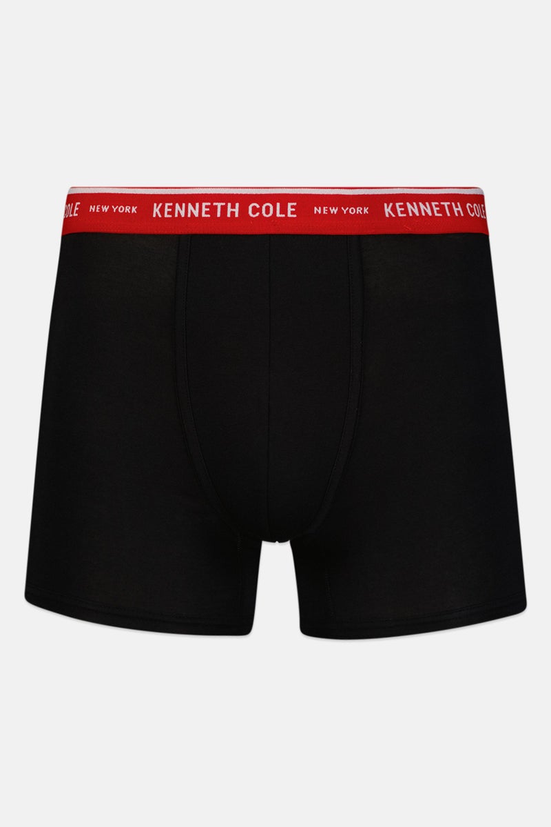 Kenneth Cole Men 2 Pack Brand Logo Trunks, Multicolor - Image 5